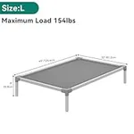 YITAHOME Elevated Dog Bed, Aluminum