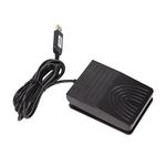 PC Gaming Foot Pedal, USB Foot Switch Foot Pedal, Game Mouse Keyboard Multimedia Control Ergonomic USB Foot Switch for Game Media Computer