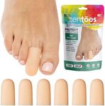 ZenToes 6 Pack Gel Toe Cap and Prot