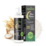 Herbishh Rice Water for Hair Thickener Shampoo, With Rosemary Oil, For All Hair Types, Men and Women 400ML