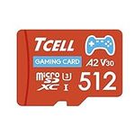 TCELL Gaming 512GB Micro SD Card, Nintendo Switch Compatible, microSDXC A2 USH-I U3 V30 High Speed Read 100MB/s Write 80MB/s with Adapter, Designed for Gaming Console