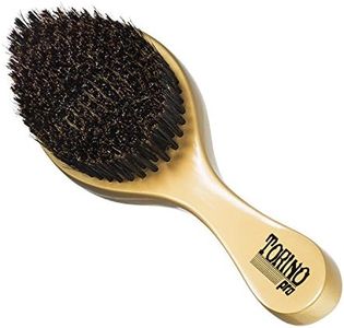 Torino Pro Wave Brush #970 By Brush King - Medium Hard Curve 360 Waves Brush - Great for Wolfing (360 Waves Brushes)