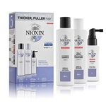 Nioxin 3-Part System, System 5 Chemically Treated Hair with Light Thinning, Hair Thickening Treatment, Scalp Therapy, Trial Kit