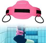 Hikeen Swim Floating Belt,Water Aerobics Swimming Belt with Fixing Straps,Jogger Floatation Aid Buoyancy Belt for Swimming Pool Fitness and Fitness Workout Therapy(Pink)