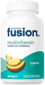 Bariatric Fusion Tropical Complete Chewable Bariatric Multivitamin with Iron for Bariatric Surgery Patients Including Gastric Bypass and Sleeve Gastrectomy - 120 Tablets