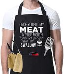 Miracu Funny Cooking Aprons for Men