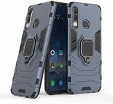 Cascov Defender Case Hybrid Shockproof Kickstand in-Built | Military Grade Armor | Bumper Back Cover for Huawei P30 Lite - Armor Grey