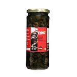 Neo Sliced Black Olives 450g l 1 Jar l Low Fat Ready-to-Eat Healthy Snack, Source of Fibre l Enjoy as Topping for Pizza & Pasta l 450g