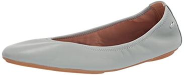 Hush Puppies Women's Chaste Ballet Flat, Seafoam Leather, 5.5 M US