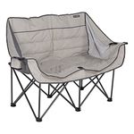 Lippert Double-Wide Padded Camping Sofa with Carry Bag