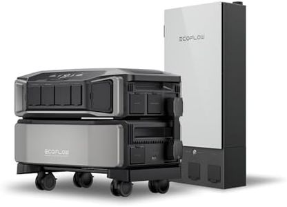 EF ECOFLOW DELTA Pro Ultra with Smart Home Panel, 6000Wh Power Station, 120/240V 7200W AC Output, Lifepo4 Home Battery Backup Expandable to 90kWh, 2H to Full Charge, Solar Generator for Home Use, RV