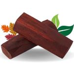 SMJ Pure Red Sandalwood Stick 2-3 pc (250 gm) Lab Tested Laal Chandan Lakdi for Puja, Face, Havan Pooja Tilak & Beauty