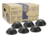 Aquascape Designs PRO Contractor LED Waterfall and Landscape Accent Light (Pack of 6), 1 Watt Each | 84046, Brown