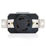 STARELO Locking Receptacle for Generator NEMA L14-30R Twist Lock Wall Outlet 30A 125/250V 3 Pole 4 Wire Grounding Electrical Receptacle Industrial Grade UL Listed (NEMA L14-30R)