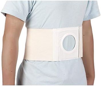 Ostomy Hernia Belt Wraps Colostomy Ostomy Support Belts for Men Women Underwear Stoma Protector Colostomy Bag Ostomy Pouch Abdominal Binder - 3.14" Opening (M)