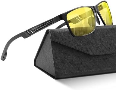 IBOANN Blue Light Blocking Glasses Men Computer Gaming Glasses Lightweight Al-Mg Metal Anti Eyestrain UV400 Clear Lens Eye Protection