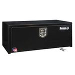 Buyers Products 1703305 Black Steel Underbody Truck Box With Lockable T-Handle Latch, 14 x 16 x 36 Inch, Made In The USA, Tool Box for Bed of Truck, Tool Chest For Storage & Organization