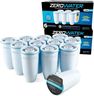 ZeroWater Official Replacement Filter - 5-Stage 0 TDS Filter Replacement - System IAPMO Certified to Reduce Lead, Chromium, and PFOA/PFOS, 12-Pack
