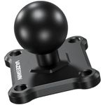 VAZESWIN 1" Ball Mount with Square Base Fit for RAM Mounts B Size Double Socket Arm (VZW-B1-1PC)