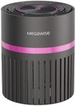 MEGAWISE H13 True HEPA Air Purifier Filter w. Activated Charcoal Layer for Home Bedroom Small Room Office, help to purify for Smoke, Dust, Pet Dander, Ozone Free, Fully Certified