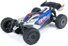 ARRMA Typhon GROM ARA2106T1 RC Car 1/18 Brushless Motor Over 30 km/h with Battery and Accessories Blue