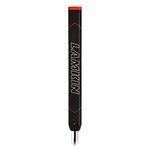 Lamkin Sink Fit Rubber Straight Putter Grip - Black/Red