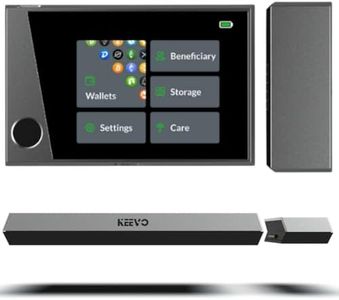 Keevo Model 1 Crypto Wallet (Cold Storage, Hardware Ledger) - Secure, Safe & Trusted Cryptocurrency Wallet & Ledger for Bitcoin (BTC), Ethereum (ETHER), NFT and Digital Assets