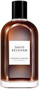 David Beckham Collection Exquisite Leather Eau de Parfum for Men, Fresh and Aromatic, Long Lasting Fragrance, 100ml (3.3oz)