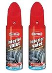 CarPlan IVC400 Interior Valet With Brush Carpet & Upholstery Cleaner 400ml x 2