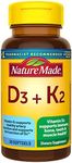 Nature Made Vitamin D3 K2, 5000 IU 