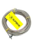 Supreme Volleyball Net Wire 5MM Thickness PVC Coated Iron Wire Heavy Duty. Volleyball Net (White)