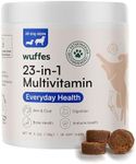 Wuffes 23-in-1 Chewable Dog Multivitamin&Supplements - Dog Multivitamin for Small&Large Breed - Pet Vitamins and Minerals for Coat, Heart, Hips&Joints, Digestion&Immune System, 30 Soft Chews (23-in-1)