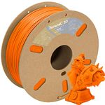 DURAMIC 3D PETG Printer Filament 1.75mm Orange, 3D Printing Filament 1kg Spool(2.2lbs), Non-Tangling Non-Clogging Non-Stringing Dimensional Accuracy +/- 0.05 mm