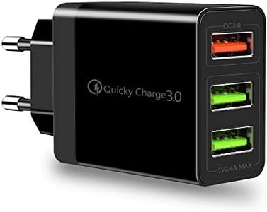 Caricatore usb multiplo carica batterie cellulare caricabetterie,caricatore usb carica rapida Caricatore USB da Muro QC3.0 FCP 3 Porte Caricabatterie USB Muro per Samsung iPhoneiPad Google etc