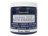 Decoart DECADSA-36.14 Decor Satin Enamels Dk Denim Americana Satin Enamels 8oz Dk Denim