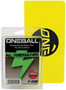 ONEBALL MINI WAX KIT F-1 All Temp Wax, ski snowboard Plastic Scraper 2015 One ball kit NEW