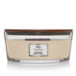 WoodWick Scented Candle with Crackling Wick | Vanilla Bean Ellipse Candle | Long Burning Candles: Up to 50 Hours Burn Time | Perfect Gifts for Women