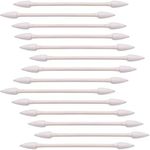 Pointed Cotton Swabs Compatible with Q Tips Double Precision Tips Cotton Buds with Cardboard Stick for Makeup 400pcs