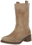 Steve Madden Women's Winny Fashion Boot, Natural Leather, 10