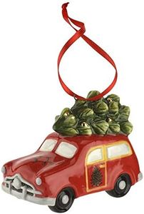 Spode Christmas Tree Station Wagon Ornament
