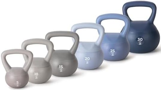 bintiva Soft Kettlebells - Sea and Iron Sand Filled Weights for Women and Men - Color Coded Kettle Bell Sets