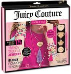 Make It Real - Juicy Couture Trendy Tassels Bracelet Making Kit - Kids Jewelry Making Kit - DIY Beads & Charm Bracelet Making Kit for Girls - Friendship Bracelets with Beads for Girls 8-10-12-14