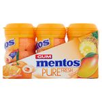 Mentos Sugar Free Chewing Gum, Pure Fresh Tropical Bottle, 50 Gum Pieces Per Bottle (Pack Of 6)