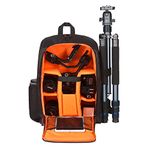 DSLR Backpack for DJI Ronin RS 4/SC/DJI RSC 2/DJI RS 3 Mini Pro Storage bag Carrying case ABS Bag Double Layer Adjustable Shoulder Carry Bag:Holds Tablet, Zoom Lenses,Mounts,Tripod Accessories & Kits