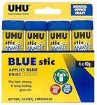 UHU Solvent Free 4 Blue Glue Sticks