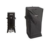 Cuisinart COS-244 36" Propane Smoker + CGC-10244 Vertical Smoker Cover