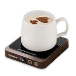 VOBAGA Coffee Mug Warmer & Candle Warmer Plate for Office Home Use with 5 Temperature Settings, Coffee Warmer with Digital Display Auto Shut Off for Heating Coffee, Cocoa, Milk(No Cup)