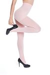 MOOCHI Women 80 Denier Semi Opaque Tights (Light Pink)