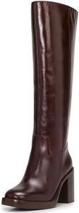 Vince Camuto Women's Gibi2 Knee High Boot, Dark Mahogany Wide Calf, 8 US