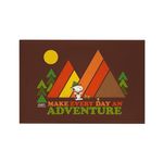 CafePress Snoopy Make Every Day an Adventur Rectangle Magnet, 2"x3" Refrigerator Magnet